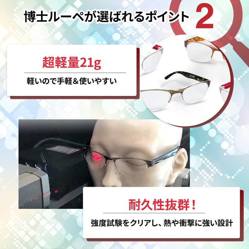 Dr. Loupe (approx. 1.6x Brown Demi) with Serial Number