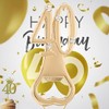 24 pcs Golden 40th Bottle Opener Birthday Party Favors, Rhinestones
