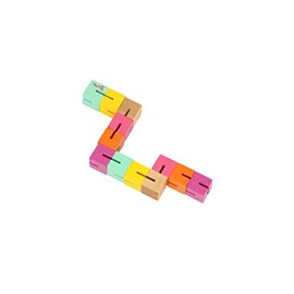 MAJIGG Twisting Blocks, Traditional Wooden Fidget Toy