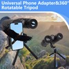 12x42 Binoculars for Adults High Powered with Phone Adapter and