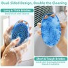 Exfoliating Body Scrubber Silicone, Compact Lightweight Accessory for Travel and