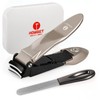 Nail Clippers, Splash-Resistant, Sharp, For Hands and Legs, Unisex, Includes
