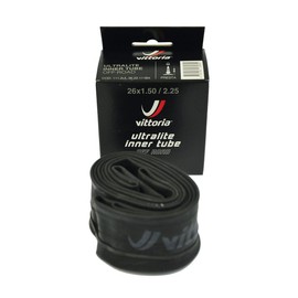 Vittoria MTB U-Lite Presta Valve Non Threaded Tube with 36mm Valve Length, 26 x 1.10/1.50