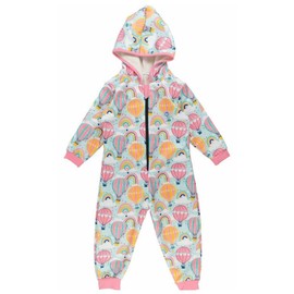 Splash About Fleece Lined All In One Puddle Suit, After Swim Onesie, Up & Away 1-2 Years