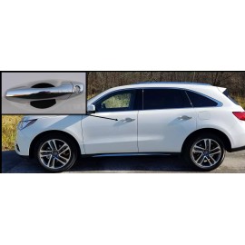 Cupeez Acura MDX Auto Accessory Carbon Fiber Car Door Handle Scratch Protector Guard 4