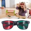Red Green Disinhibit Training Cards with Glasses Alleviate Inhibition Letter