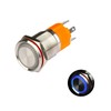 Hosiakly 10A/9-24V Momentary Push Button Switch Instant LED Ring IP67