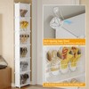 MAGINELS 6-Tier Slim Shoe Storage,Narrow Shoes Rack,Hidden Closet Organizer for