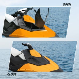 HECASA Front Deflector Lid Kit Compatible with 2014-2022 Sea-Doo Spark 2017-2022 Sea-Doo Spark TRIXX Replacement for 295100865 295100553 295100864 295100870 Upper Storage Cargo Bin Cover Lid