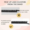Parriparri Eyelash Extension with Bond and Remover 80D+100D Fluffy Individual