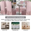 Fhberni Elastic Dining Chair Covers 6 Pack - Stretch Washable