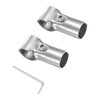 M METERXITY 2-Pack Structural Pipe Connector, T Clamps Stainless Steel