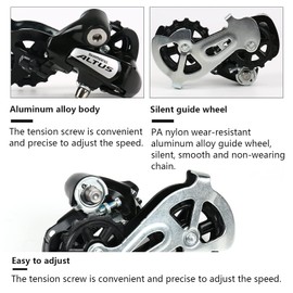 Rear Derailleur 7/8 Speed Universal Gear Shift Bicycle Gear Lever Bicycle Rear Derailleur