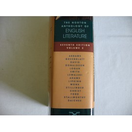 The Norton Anthology of English Literature seventh edition volume 2