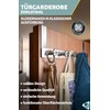 Menz Door Coat Rack for Hanging, Stainless Steel Door Coat