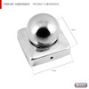 CONNEX HV4322 Post caps NIRO 70x70mm with Ball, 70 x