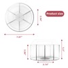 Absonic Acrylic Pen Holder Pencil Organizer, 360-Degree Rotating Pencil Holder,