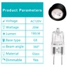 G8 Halogen Light Bulbs 20W 120V Xenon Under Cabinet Lighting