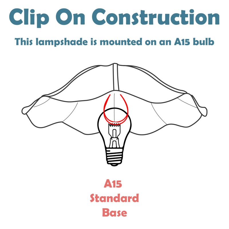 Aspen Creative 52003 Ceiling Clip-on Lamp Shade, Transitional Design in