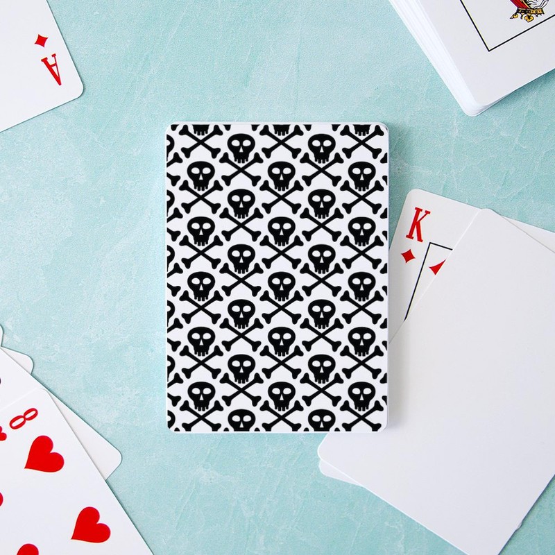 CafePress Funny Skull Standard Size Playing Cards