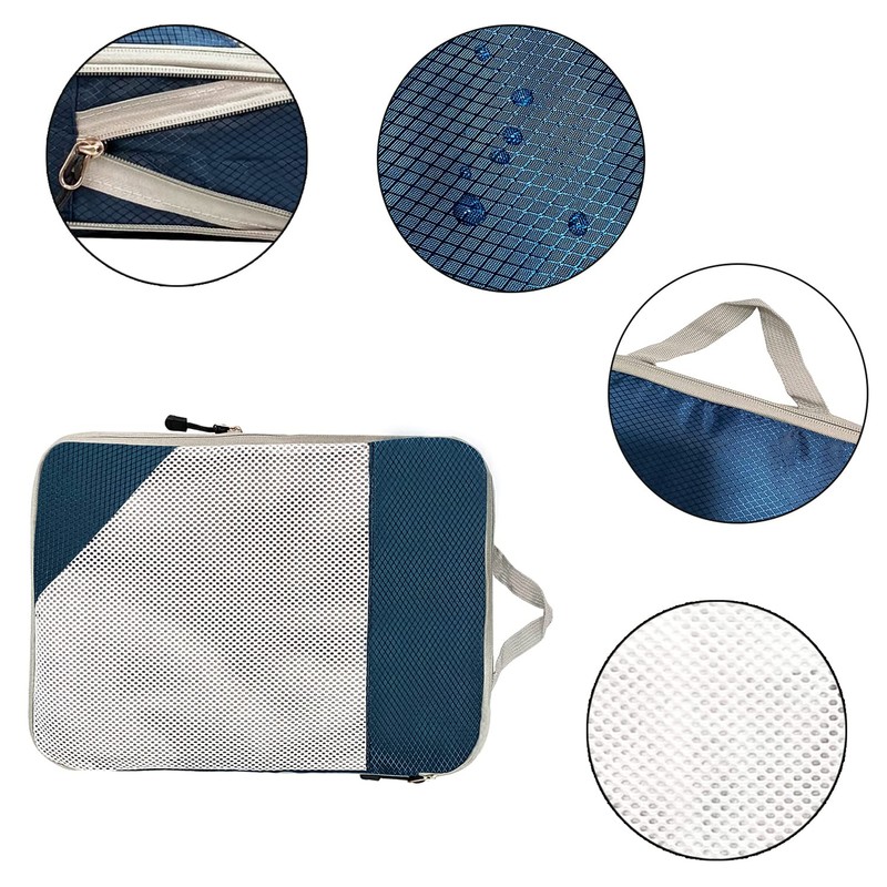 ehsbuy 4-Piece Packing Cubes Compression Packing Bags for Suitcases 3