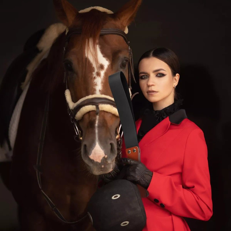 PopBabies Látigo De Cuero Para Equitación Fusta De Caballo Con