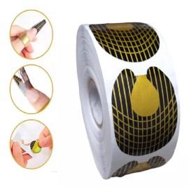 Yuan Quan Rollo  Forma Escultural Para Uñas Acrílicas Gel 500 Piezas