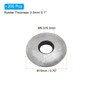 PATIKIL 1/4"x3/4" EPDM Bonded Sealing Washers, 200 Pieces Galvanized Neoprene
