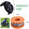 Galenkong 2 Pieces Strimmer Spool Line Compatible with McGregor MCT1825