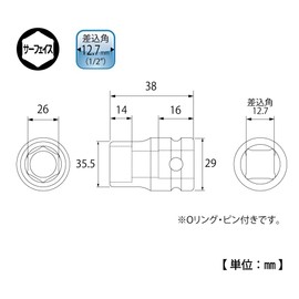 Top (Top) Impact Socket Pt – 426