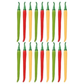 DIYEAH 54 Pcs Chili Gel Pen Creative Pen Cute Pen Ink Pens Neutral Pens Fine Tip Pen Students Sign Pens Chili Shaped Pen Writing Pens Signature Pen Chili Shaped Vegetable Pen Drawing Pens