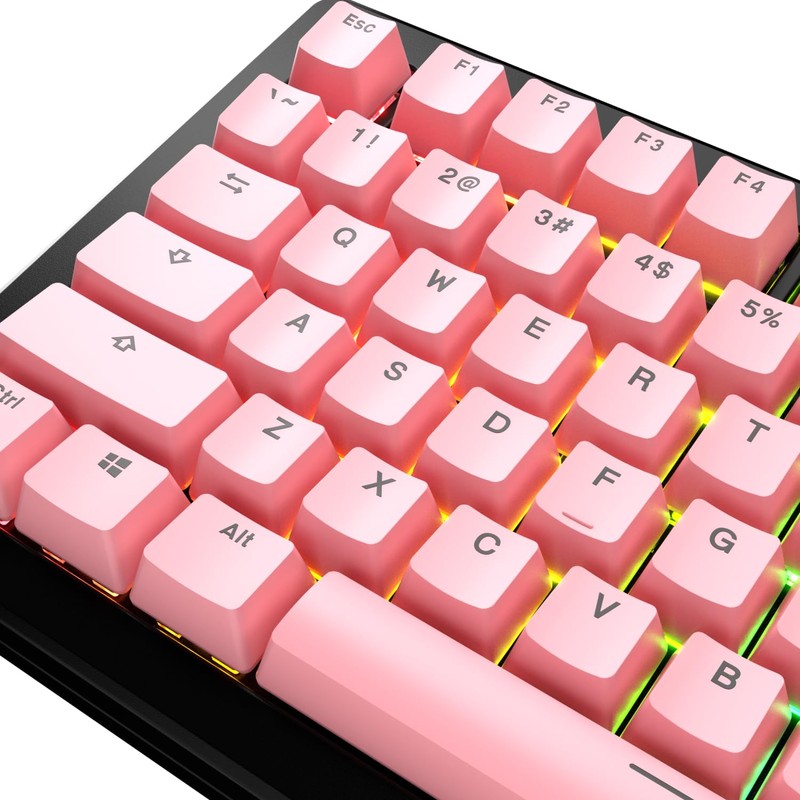 Glorious Gaming - GPBT Basics (PBT Keycaps), Potion Pink, No