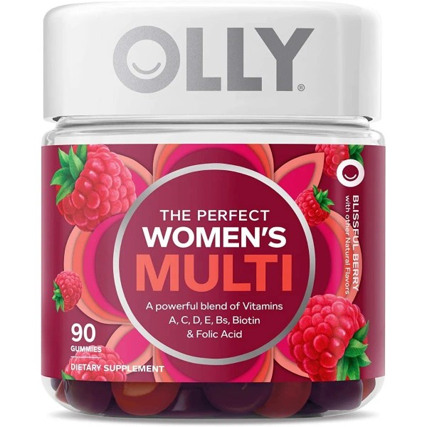 OLLY Gominola Multivitamnica para Mujeres, Vitaminas A, D, C, E,