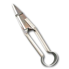 Due Buoi Single Bow Straight Sheep Shears DB 160/32-5.50" Blade Length - 12.60" Total Length