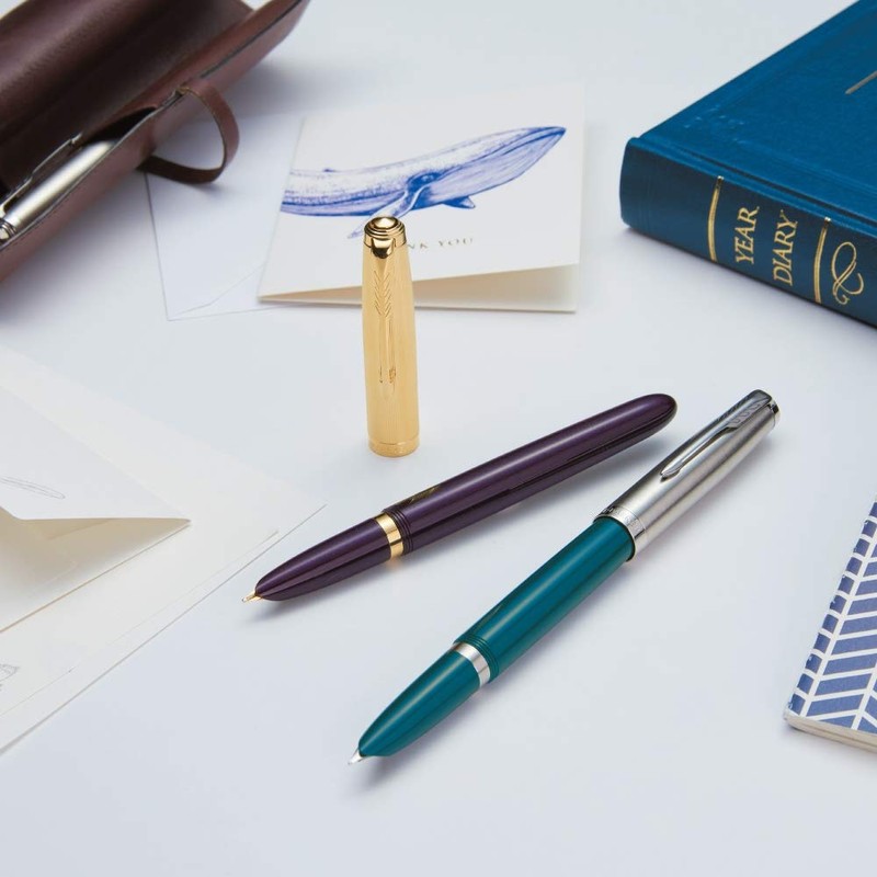 Parker Ballpoint Pen 51 Black CT, Medium Point, Oil-Based, Gift