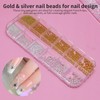 ESUOHYM Nail Charms Kit with 30 Sheets Flower Nail Stickers,6