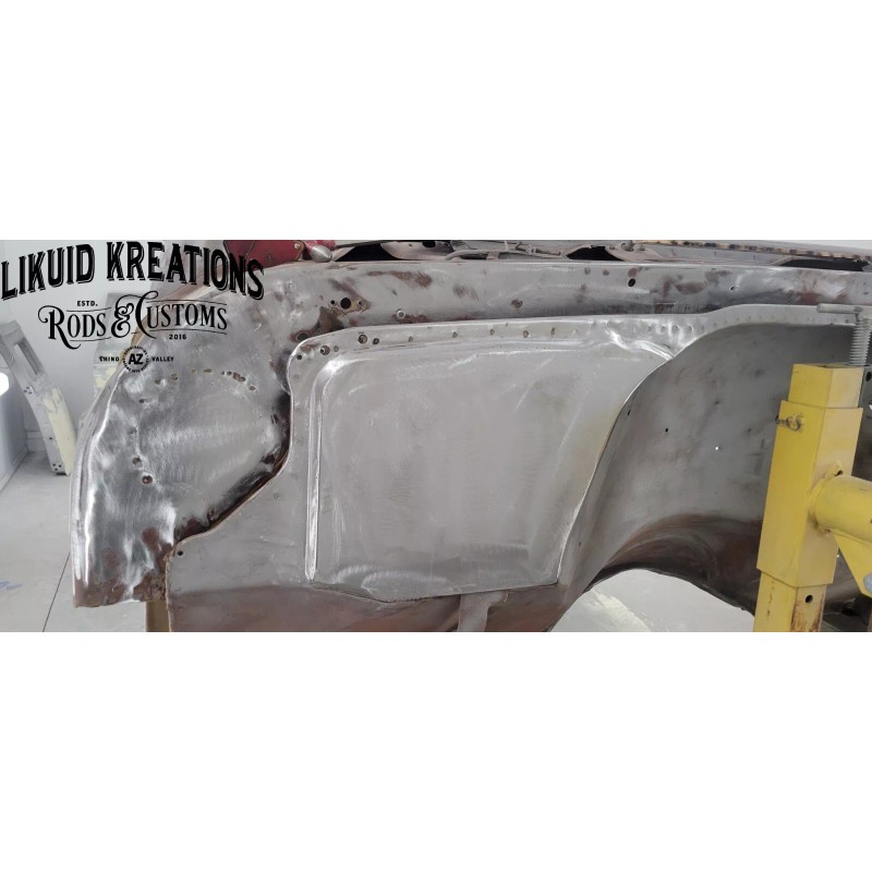 LikuiD Kreations 67-72 Chevy C10 Smooth Firewall AC Delete Weld