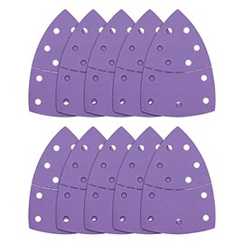 Trend AB/DET/180A Aluminium Oxide Delta Sanding Sheets, Pack of 10, 102 x 151mm, 180 grit