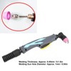 Welding Torch Head Plasma Welding Cutting Gun with Blue Curved