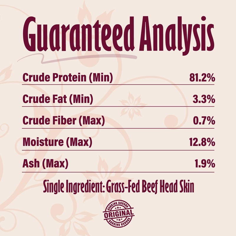 Barking Buddha Beef Cheek Chips | Extra Thick 2"-4" All