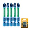 KiWALL Phillips Bit Magnetic Anti-Slip For Impact Screwdriver Drill Sets
