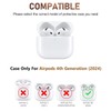 PHOEACC for Airpod 4 Case Cute Luxury Glitter Pearl Shell