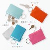 Slip-on Noir Key Pouch Mini Leather Sage Green NSL-1803