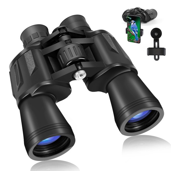 20x50 High Power Binoculars for Adults, HD Professional Waterproof Binoculars,