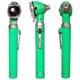 MEDSTAR | Estuche de Otoscopio Mini de Fibra Óptica (VERDE)