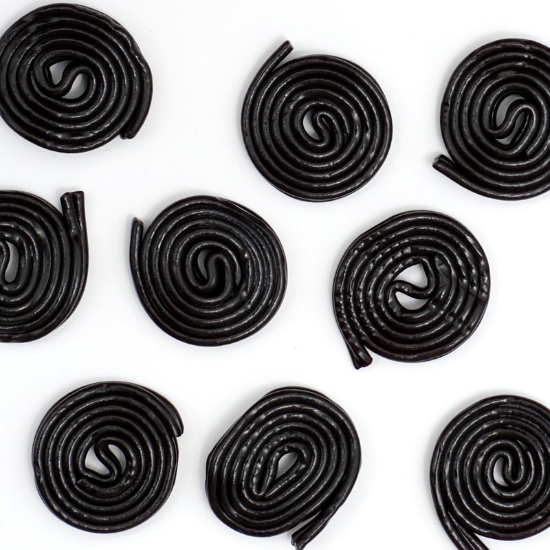 Broadway Black Licorice Wheels Candy, 4.4 Pound Bulk Bag, Licorice