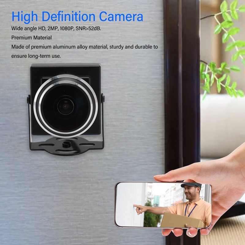 Door Eye Hole Camera HD 1080P 2MP Wide Angle Plug