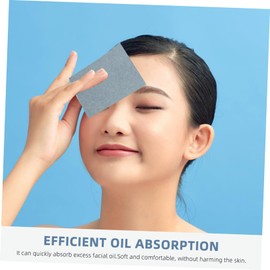 WOONEKY 300 Sheets Oil Absorbing Paper for Oily Skin Care Thin and Comfortable Blotting Sheets for Clean Fresh Skin for Go Use