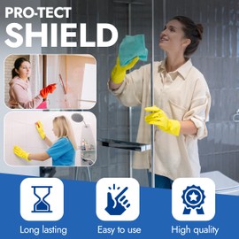 Bring It On Protect Shield Shower Door Water Repellent | Eliminate Hard Water Buildup on Tile and Grout, Glass, Fiberglass Counter Tops, All Hard Surfaces