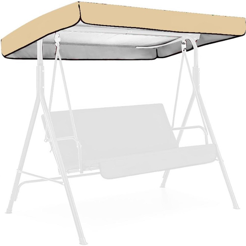 Outdoor Swing Canopy Replacement Waterproof Patio Swing Top Cover for